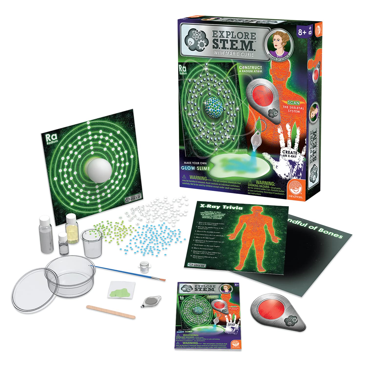 Amazon.com: MindWare Explore S.T.E.M. with Marie Curie Science Kit